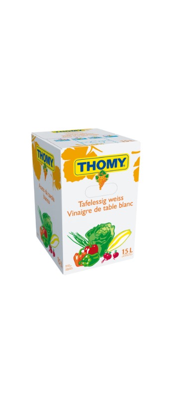 Tafelessig weiss Thomy, Bibox
Aceto da tavola bianco Thomy