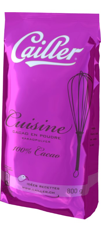 Cacao Cailler Nestle Pulver ***ungezuckert*** 100%
Cacao in polvere Cailler 
senza zucchero