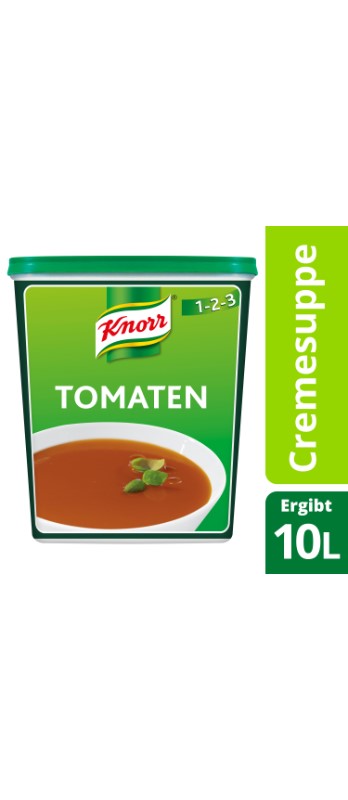 Tomaten Cremesuppe 1-2-3 Knorr
Minestra di pomodoro Knorr