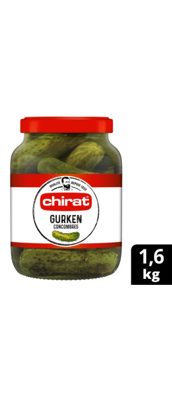 Gurken/Cetrioli Chirat, Net 900 g