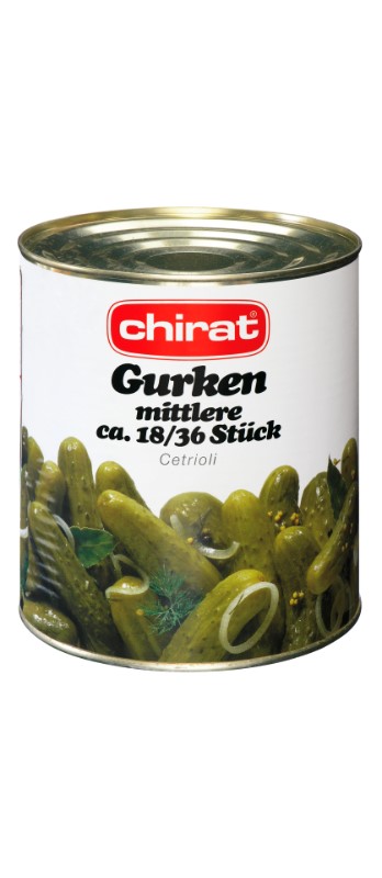 Gurken mittelfein Chirat
Cetrioli semi-fini Chirat