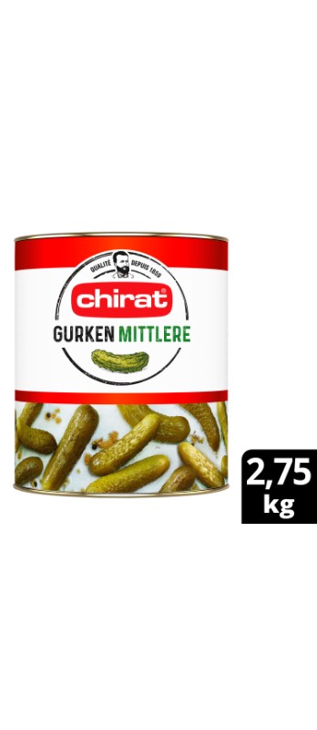 Gurken mittelfein Chirat
Cetrioli semi-fini Chirat