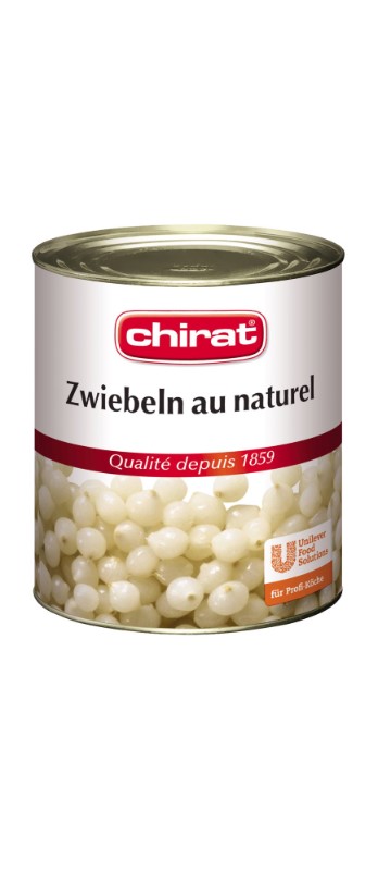 Zwiebeln au naturell Chirat
Cipolline al naturale Chirat