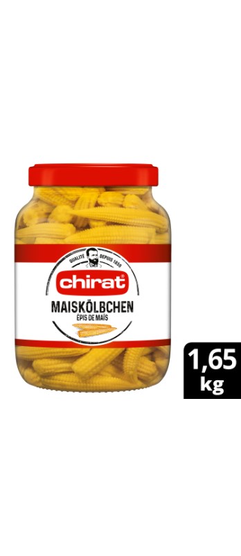 Maiskölbchen Chirat
Pannocchiette di mais Chirat