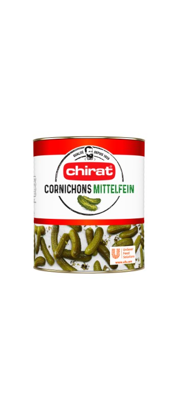 Cornichons mittelfein Chirat
Cetriolini semi-fini Chirat