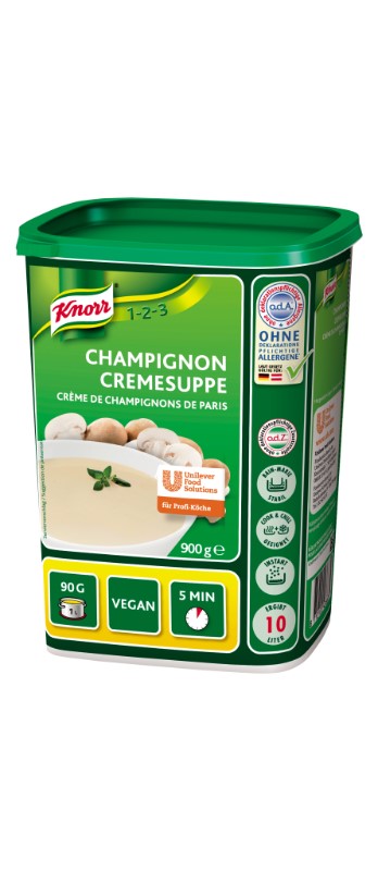 Champignon Cremesuppe 1-2-3
Crema ai champignon Knorr