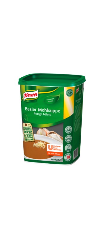 Basler Mehlsuppe Knorr
Minestra alla farina basilese