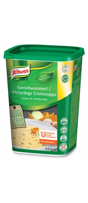 Pfifferling Cremesuppe Knorr
Crema di cantarello Knorr