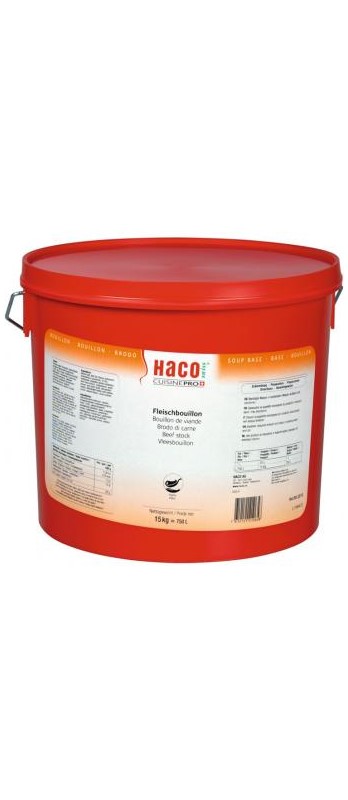 Fleischbouillon Paste Haco
Brodo di carne (pasta) Haco