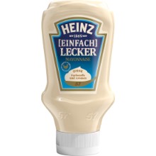 Mayonnaise Heinz, Dosierflasche
Mayonnaise Heinz, bottiglia di plastica