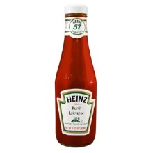 Ketchup Heinz, Glasflasche
Ketchup Heinz, bottiglia di vetro