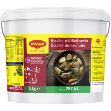 Maggi Buoillon mit Rind pastös
Maggi Brodo di carne, pastoso