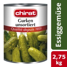 Gurken Nr 6 Chirat unsortiert
Cetrioli Nr 6 varie grandezze Chirat