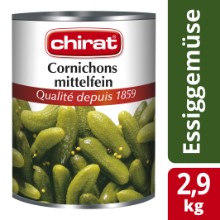 Cornichons mittelfein Chirat
Cetriolini semi-fini Chirat