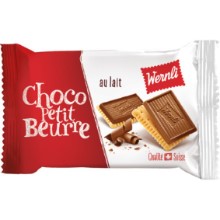 Wernli Mini Choco Petit Beurre au lait, 1er Portion
Wernli biscotti al burro con cioccolato, 1 port.