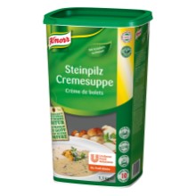 Steinpilzsuppe Cremesuppe Knorr
Minestra ai funghi porcini Knorr