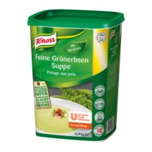 Feine Grünerbsen Suppe Knorr
Minestra di piselli Knorr