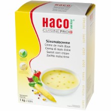 Süssmaiscreme Haco
Crema al mais Haco
Aktiv, auf Vorbestellung